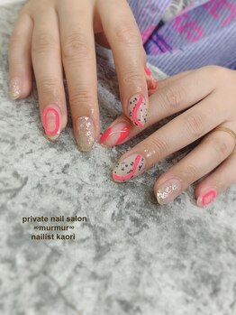 プライベート ネイルサロン マーマ(murmur)/ぷくぷくニュアンス