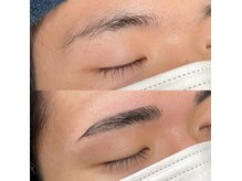 ササ アイブロウ バイ フォルス 梅田店(33 eyebrow by fors)の雰囲気（お客様の骨格に合わせた眉毛のデザインで清潔感◎メンズ/美眉）