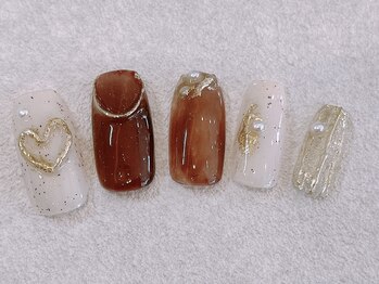 バレンタインネイル トレンドB