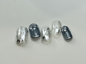 ネイルメゾン 天神店(NAIL MAISON)/メンズスターシルバー¥5550