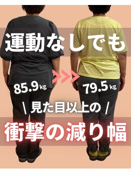 整骨院 壱/4ヵ月ダイエット(1ヵ月終了時点)