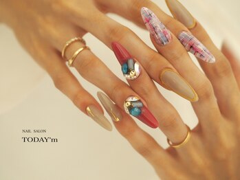 トゥデイム(TODAY'm)/ツイードネイル