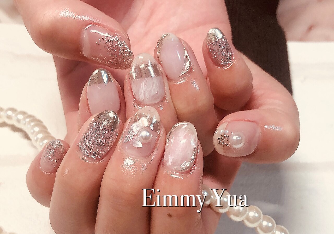 2026年冬トレンド】シルバーミラーのネイルデザイン集｜人気順