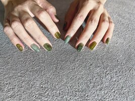 バラバラグリーンニュアンス