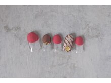 シンプリー ネイルアンドアイラッシュ 祖師谷大蔵店(Simpliee Nail&Eyelash)/ゼブラ柄ネイル