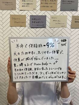 ハルボディ(Haru Body)/お客様の声
