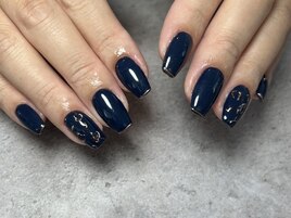 レオパード柄ミラーアート