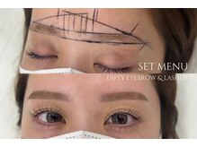 ディプティ モイラ(dipty MOILA)の雰囲気（dipty式eyebrow骨格分析マップブロウとまつげパーマのセット）