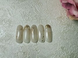 ニュアンスネイル　ミラーネイル