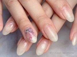 紫陽花ネイル☆