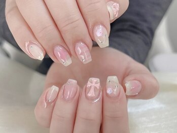 スペラ 大宮店(Spera)/クロム透明感ニュアンスネイル