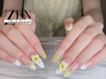 ゼン ネイル デザイン 池袋(ZEN NAIL DESIGN)/長さだしやり放題×つけ放題