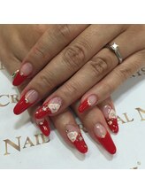 クリスタルネイル ゆめタウン博多店(CRYSTAL NAIL)/3Dフレンチネイル
