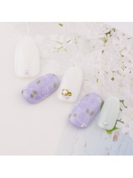 ラ カゼッタ(La casetta)/ドロップフラワーネイル