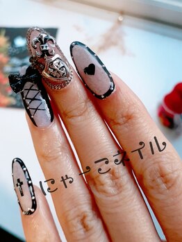 にゃーこネイル/ゆめかわ☆持ち込みデザイン