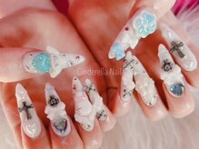 シンデレラネイル(CINDERELLA NAIL)/【スカルプ長さだしネイル】