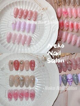 ネコ(Neko)の写真/《元町駅すぐ★》高技術&豊富なメニューで満足度◎自店他店オフ無料でずっと通いやすい!キャラパーツも*