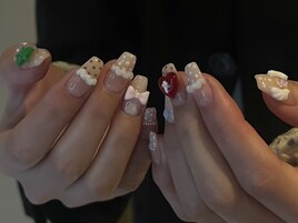 ガーリードットネイル
