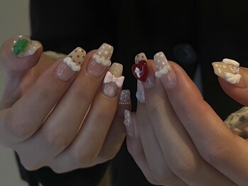 ミニョン 北堀江(mignon)/ガーリードットネイル