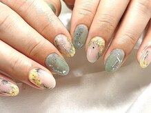 キャッツアイトーキョー 西荻窪店/春のミモザネイル♪