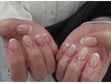 プクネイル(puku nail)/フレンチ×ドット