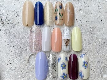 フリークネイル(FREAK Nail)の写真/【定額韓国ニュアンス＊8500円】シンプルめな持ち込みデザインコースも人気!オリジナルにアレンジOK◎