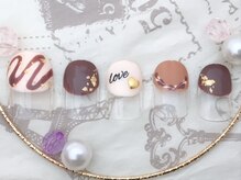 シェリー(Cherie)/バレンタインネイル