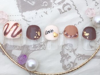 シェリー(Cherie)/バレンタインネイル