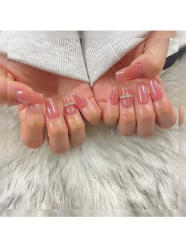 ネイルサロン プリティア 博多店(Pritia)/さりげない★キラキラ　ラメ