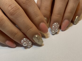 ナッピーネイル(NAPPY NAIL)/Mデザインコース¥8500オフ代別