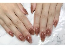 ヘブン ネイル 鶯谷(HEAVEN Nail)/ブラウンミラーネイル