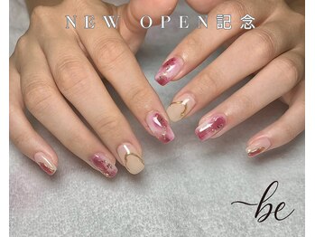 ビー 高槻(be)の写真/【NEWOPEN記念】落ち着いた空間で大人上品なシンプルデザインネイル♪¥3900《高槻/パラジェル/フィルイン》