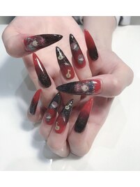 推しネイル　可愛いネイル