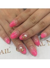 クリスタルネイル ゆめタウン博多店(CRYSTAL NAIL)/ネオングラデーションネイル