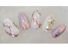 クララ(Kurara)/天然石ミラーネイル