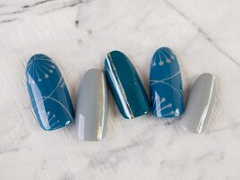 #シンプル #ブルー #ニュアンス