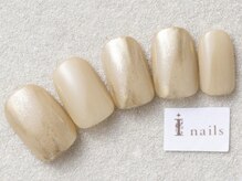 アイネイルズ 三宮店(I nails)/ミラーパウダーネイル￥6000