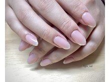 キョウネイル(kyou_nail)/ラメフレンチ