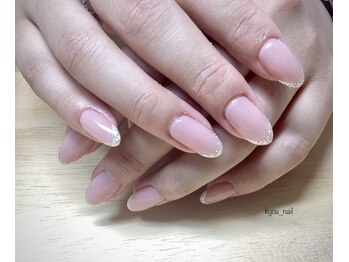 キョウネイル(kyou_nail)/ラメフレンチ