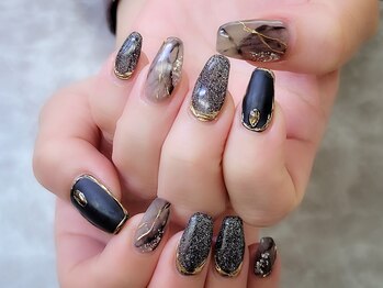 ネイルサロン シェル(Nail Salon SHELL)/大理石ネイル★