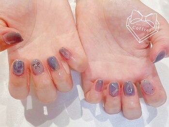 コフレ カケル ポルテ269 富雄(coffret×PORTE269)/リボンネイル