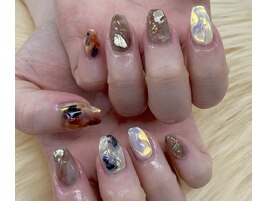 【山崎】個性派ニュアンスネイル