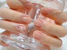 アントレッド(entraide)/こっそり♪あざとリボンネイル