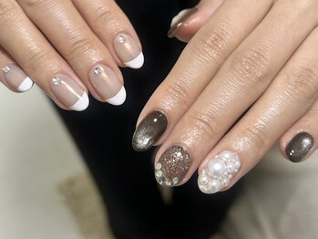 アトリエイチマルサン(アトリエ103)/ニュアンスネイル×ハンド