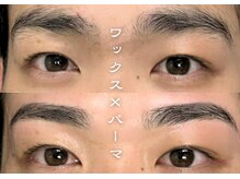 眉匠東京 渋谷店(BISHO TOKYO)/メンズ眉毛ワックス×パーマ