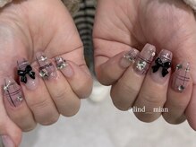 リンドネイル バイ モカ アンド ララ(Lind nail by moca and LaLa)/【mian】チェックネイル