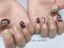 サロン ド メルシー(Salon de MERCI)/サンタ&雪だるまnail☆