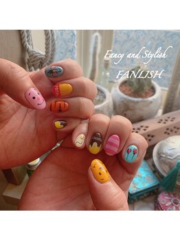 ネイルサロン ファンリッシュ(FANLISH)/キャラアートオーダー☆