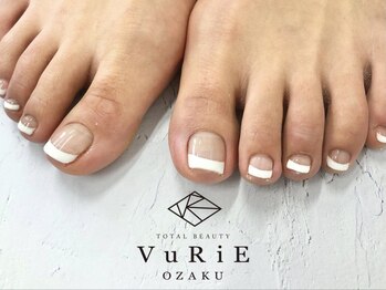 ヴリエ 小作店(VURIE)/フレンチネイル/白フレンチ