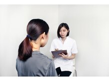 整体アンドリラクゼーションサロン ライン ルララ こうほく店(Line LuRaRa)/カルテを踏まえてカウンセリング